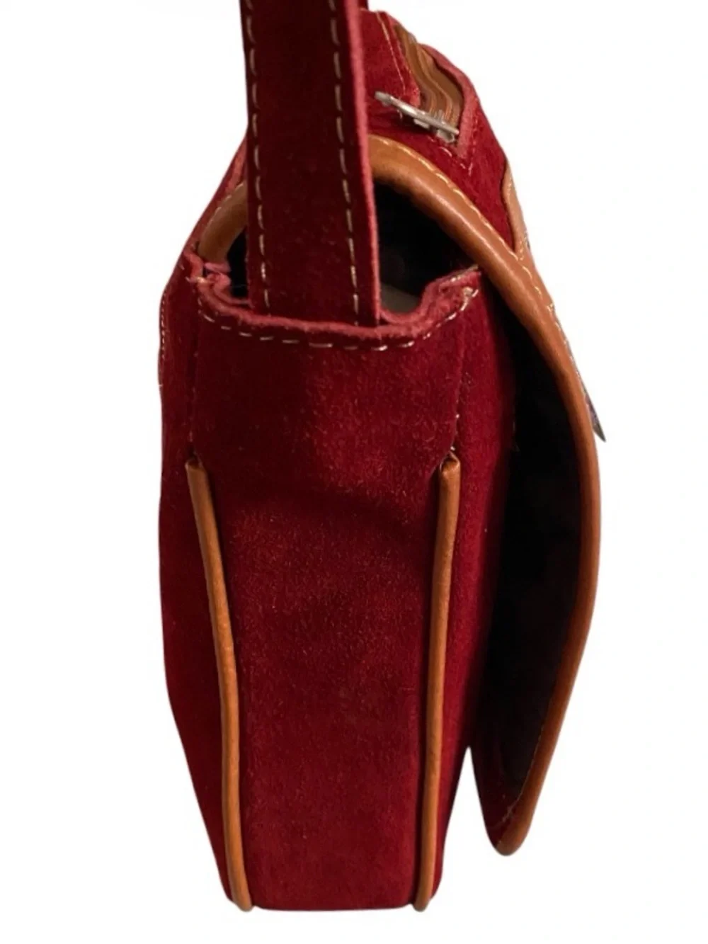 Indian creations by Incas suede crossbody bag